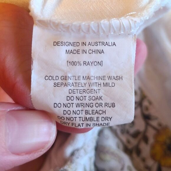 Abel the Label Floral Boho Dress Fits like Medium - Picture 9 of 11